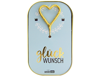 Produktbild: Glückwunsch blau Goldfunkeln 287 Wondercake