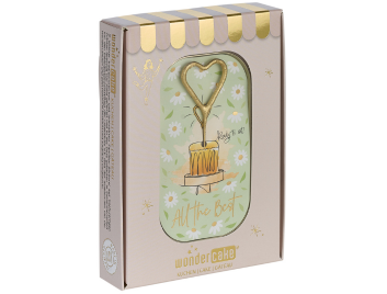 Produktbild: All the best grün Wondercake deluxe rosa Herz gold