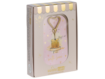 Produktbilder: With Love rosa Wondercake deluxe rosa Herz gold