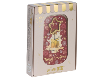Produktbild: Merry Christmas rot Wondercake deluxe rosa Stern gold