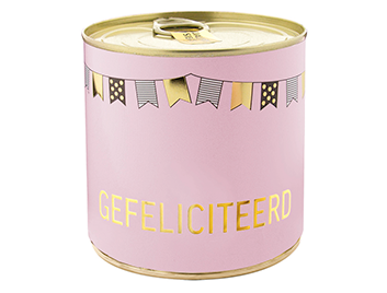 Produktbild: Cancake Gefeliciteerd roze Goldfunkeln