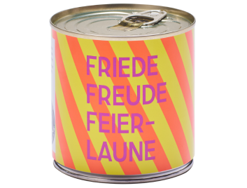 Produktbild: Cancake Friede Freude Feierlaune, Neon Orange/Gelb, Schwarzwälder Kirschkuchen