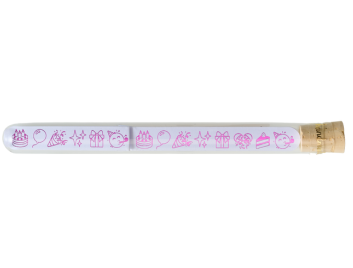 Produktbilder 1: Sparkling Message Emoji Celebration HB im Reagenzglas inkl. 5 Wunderkerzen pink