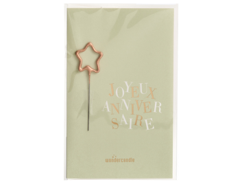 Produktbild: Wonderletter Joyeux Anniversaire vert