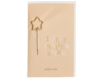 Produktbild: Wonderletter Joyeux Anniversaire orange